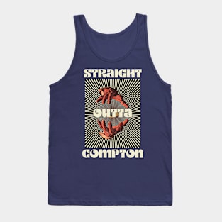 Hand Eyes Straight Outta Compton Tank Top